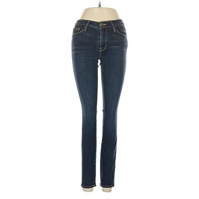 FRAME Denim Jeans - Mid/Reg Rise: Blue Bottoms - Size 25