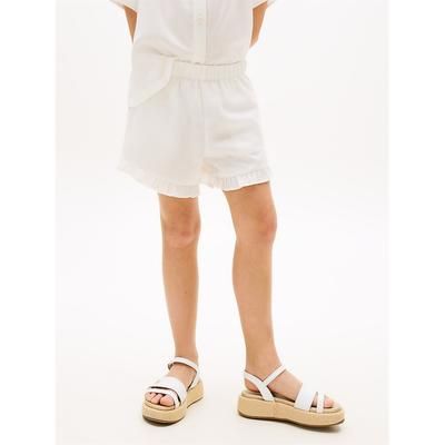 Tommy Hilfiger Girls' Kids' Ruffle Short - Ecru - XXS