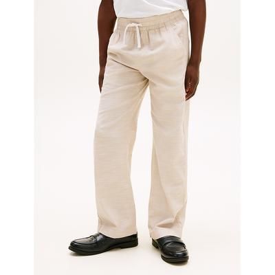Tommy Hilfiger Boys' Kids' Slub Cotton Pull-On Pant - Sandalwood - M