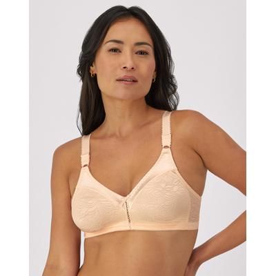 Bali Double Support Lace Wireless Bra Porcelain 36C