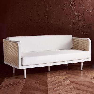 Safavieh Helena Sofa, White/Natural