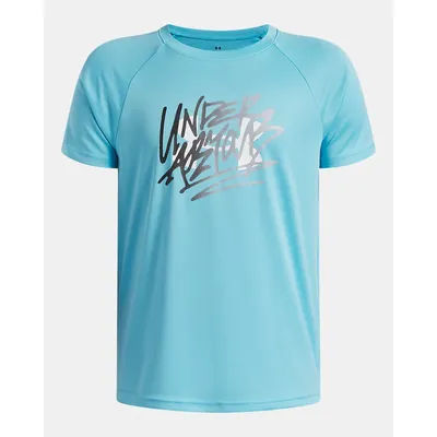 UA Script Logo Boys' Short Sleeve