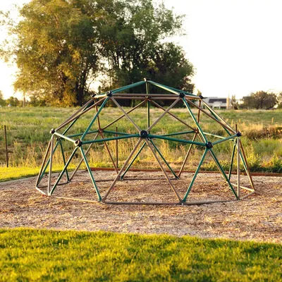 Lifetime 60-Inch Climbing Dome – Green and Tan:- Earth Tones