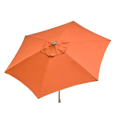 Destination Gear 8.5' Push Up Market Patio Umbrella:- Rust