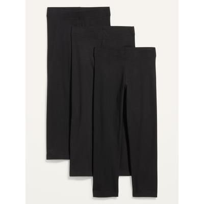 High-Waisted Fashion Layering Cropped Leggings 3-Pack