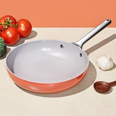 10.5" Fry Pan In Perracotta | Non-Stick, Non-Toxic, PFAS-Free Ceramic Pans | Induction-Compatible For Healthy Cooking | Caraway