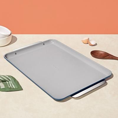 18x13" Large Baking Sheet In Slate | Non-Stick, Non-Toxic, Easy To Clean, Scratch Resistant Ceramic Bakeware | Oven Safe & Durable | Caraway