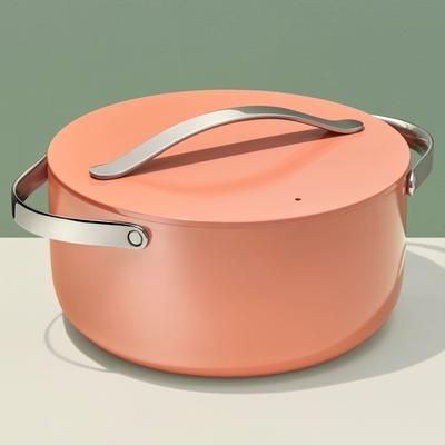 6.5 QT Dutch Oven In Perracotta | Non-Stick, Non-Toxic, PFAS-Free Ceramic Pans | Induction-Compatible For Healthy Cooking | Caraway