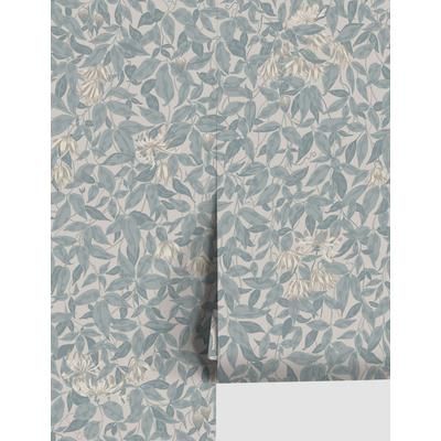 Scalamandre Linnea Wallpaper by Sandberg, Misty Blue