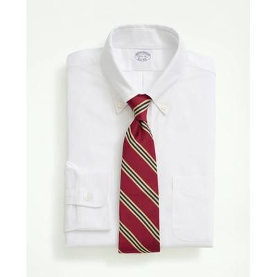 Brooks Brothers Men's American-Made Oxford Cloth Button-Down Dress Shirt | White | Size 15 33