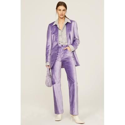 rag & bone Jacey Velvet Pants Purple