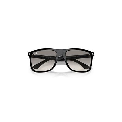 Ray-Ban Boyfriend Two Sunglasses Black Frame Grey Lenses 60-18