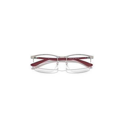 Ray-Ban Rb6513 Optics Eyeglasses Sand Red Frame Clear Lenses Polarized 55-20