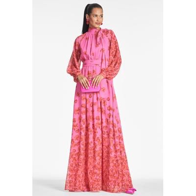 VERA GOWN - ROSE/VERMILLION