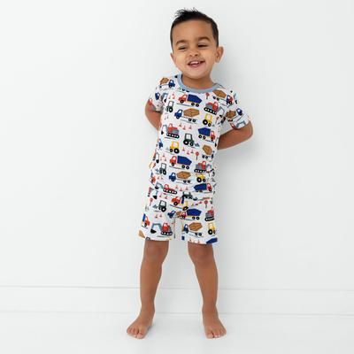 Construction Two-Piece Short Sleeve & Shorts Pajama Set - 4T