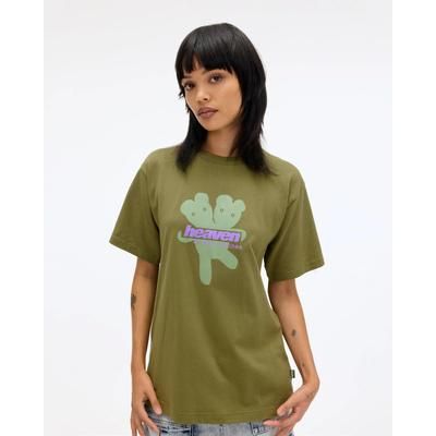 MARC JACOBS Marc Jacobs Heaven Logo T-Shirt in Green, Size Small