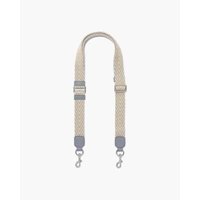 MARC JACOBS Marc Jacobs The Thin Arrow Webbing Strap in Wolf Grey Multi