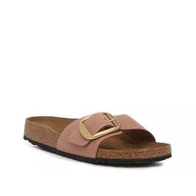 Birkenstock Madrid Big Buckle Sandal | Women's | Dusty Pink | Size EU 41 / US Womens 10-10.5 / Mens 8-8.5 | Sandals | Footbed