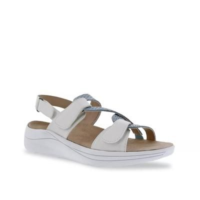 Drew Extra Wide Width Serenity Sandal | Women's | Off White | Size 6.5 | Sandals | Ankle Strap