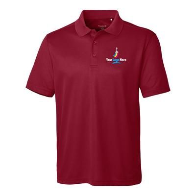 CLIQUE by Cutter & Buck Men's Big Ice Custom Logo Active Polo Shirt - Chutney - 2XL