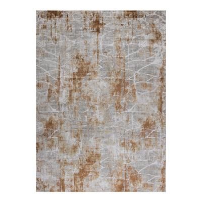Mink Home Alloy ALL342 Area Rug, 7'10" x 11' - Copper