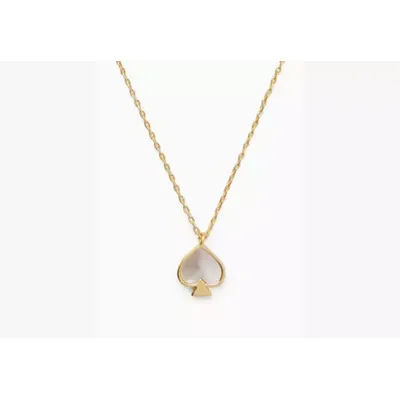 Kate Spade Signature Spade Mini Pendant, cream