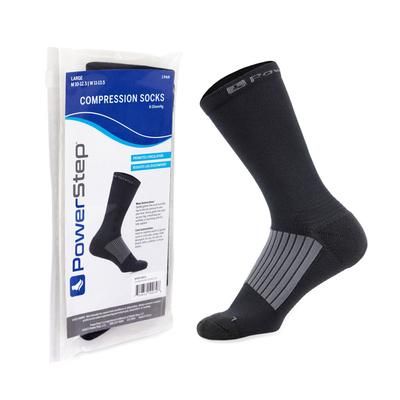 PowerStep Compression Socks for Running & Everyday Improves Circulation & Support