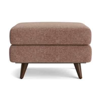 Hughes Apartment Ottoman Kenley Mauve Pink Mid-Century Modern