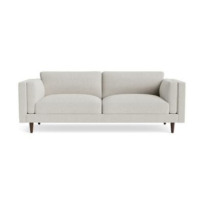 Parker Sofa Bloke Cotton White Mid-Century Modern