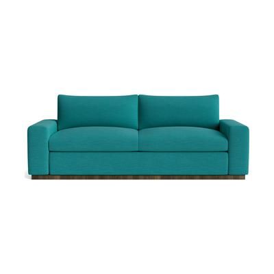 Holt Sleeper Sofa Lucky Turquoise Standard Foam Blue Modern