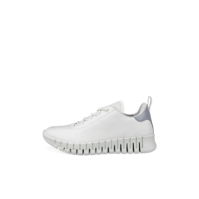 ECCO Gruuv - Women's Leather Sneaker - White