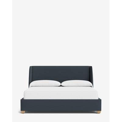 Walt Bed Low Headboard King/Linen/Ink Linen