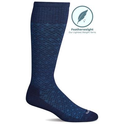 Men's Featherweight | Moderate Graduated Compression Socks M/L Charcoal | Lifestyle Compression by Sockwell Socks