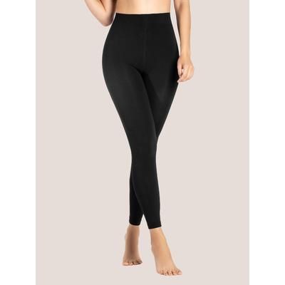 Curveez Contour Opaque Layering Leggings Shapewear Black S / M