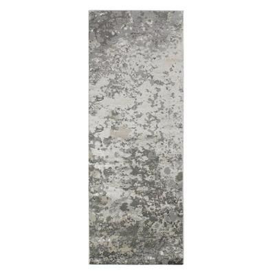 Mercury Rug | Silver | Rugs | Z Gallerie | 2'10" x 7'10" - runner | Polyester & Cotton