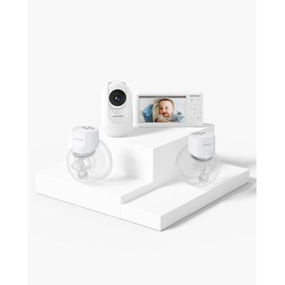 S12 Pro Safety Bundle: Double S12 Pro Wearable Breast Pump and One Baby Monitor