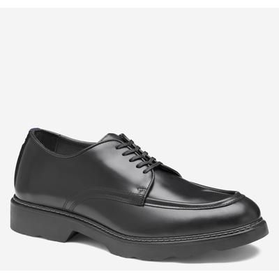 Johnston & Murphy Men's Huxley Moc Toe Derby - Black European Calfskin - Size 10 - M