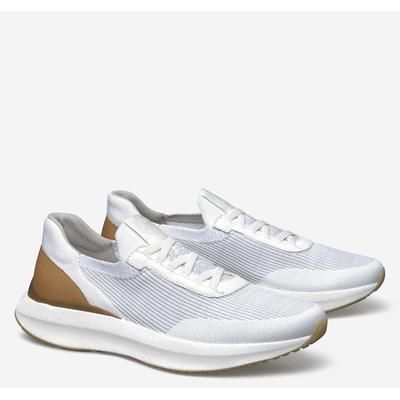 Johnston & Murphy Men's Briley Knit Jogger - White Knit - Size 9 - M