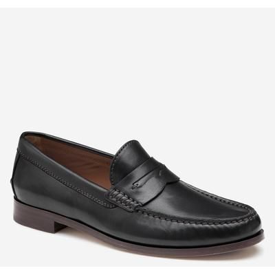 Johnston & Murphy Men's Baldwin Penny Loafer - Black Sheepskin - Size 9 - M