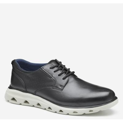 Johnston & Murphy Men's Jenkins Plain Toe - Black Full Grain - Size 9.5 - M