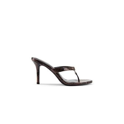 FEMME LA x REVOLVE Akio Sandal in Brown. - size 7 (also in 6, 8)