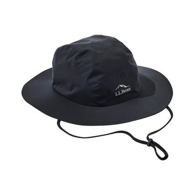 Adults' Wharf Street Rain Hat Midnight Black Medium, Synthetic/Nylon L. L.Bean
