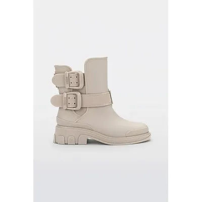 Melissa Bang Buckled Ankle Boot in Beige, Women's at Urban Outfitters