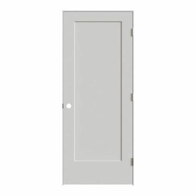 Masonite 32-in x 80-in Primed Solid Core 1-panel Right Hand MDF Single Prehung Interior Door one_size in White | 642249