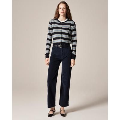 Petite slim-wide pant in corduroy