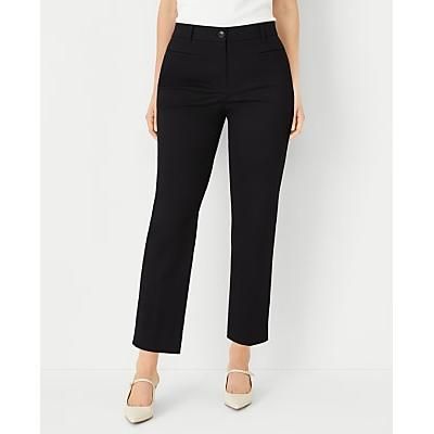 Ann Taylor The Petite Cotton Crop Pant – Curvy Fit