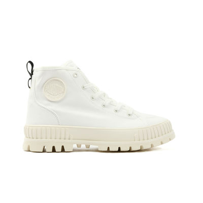 Palladiumboots Unisex Pallashock Organic 2 Star White High Top Sneaker