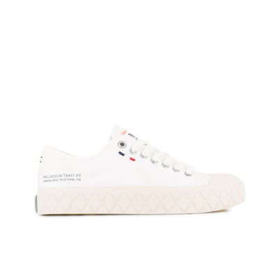 Palladiumboots Unisex Palla Ace Cvs Org Star White Low Top Sneaker