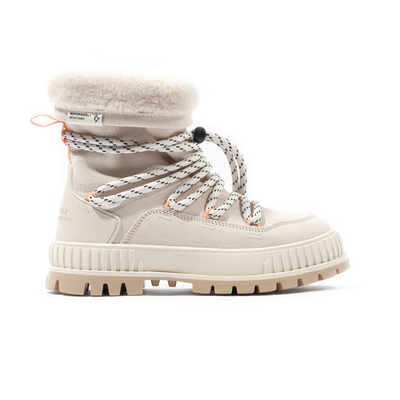 Palladiumboots Womens Pallashock Hiver Almond Milk High Top Boot