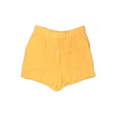 ASHLEY PARK x RTR Shorts: Yellow Solid Pattern Bottoms - Size Small